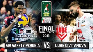 Perugia vs Civitanova | Final 2019 | Italian Cup | Highlights ᴴᴰ