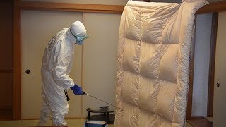 Chiba Prefecture hotel that welcomed expatriates from coronavirus epicenter being disinfected