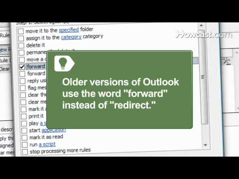 How to Redirect E-mail From Outlook to Gmail or Hotmail How to Redirect E-mail From Outlook to Gmail or Hotmail