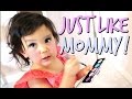 MAKEUP JUST LIKE MOMMY! - Dancember 19, 2016 -  ItsJudysLife Vlogs