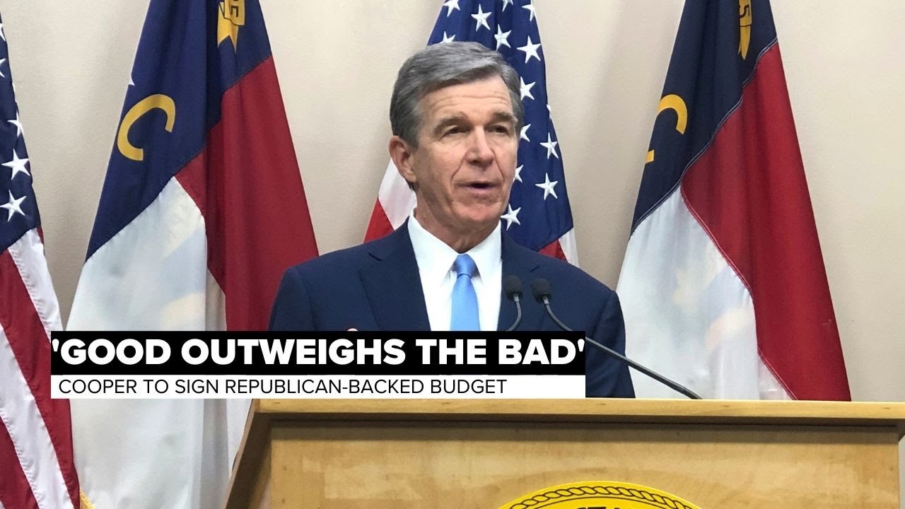 NC Gov. Cooper Says He WILL Sign Republican Budget Proposal - YouTube