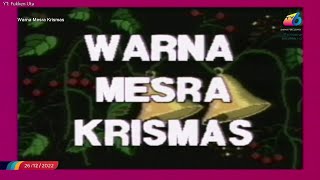 RTM TV6 HD Rebroadcast : Warna Mesra Krismas