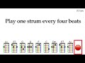 ukulele skill drill chord changes with e7