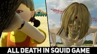 ALL Death in Squid Game (AOT) - Attack On Titan vs Squid Game