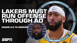 'RUN THE OFFENSE THROUGH ANTHONY DAVIS!' 🗣️ - Perk says the Lakers need to UTILIZE AD | NBA Today