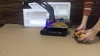 CY HOBBY -HUINA 1592 1:14 22CH RC Metal excavator Unboxing.