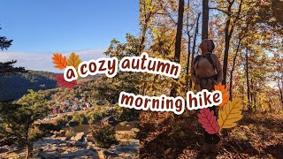 a cozy autumn morning hike + redeeming myself as a hiker