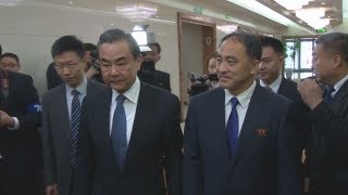 中国外相が訪朝 米朝首脳会談へ意見調整