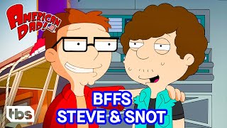 Steve and Snot Being BFFs (Mashup) | American Dad | TBS