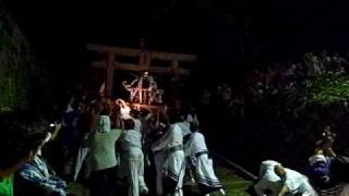 牛頭天王祭　宮入れ　ラスト