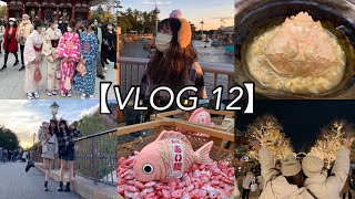 【VLOG12】韓國朋朋來日本玩丨惠比壽聖誕燈會丨小江戶川越一日遊丨淺草和服初體驗丨迪士尼海洋聖誕煙火秀( •̀ ω •́ )✧