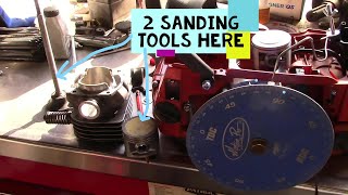 Farmertec 372 How To Cut The Squish Band Without Lathe With A 71 Challenger Welding Project