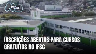 Inscrições abertas para cursos do IFSC: mais de mil vagas disponíveis