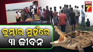 କେନ୍ଦ୍ରାପଡା ବ୍ରାହ୍ମଣୀ ନଦୀରେ ଅଘଟଣ, କୁମ୍ଭୀର ମୁହଁରେ ଗଲାଣି ୩ ଜୀବନ