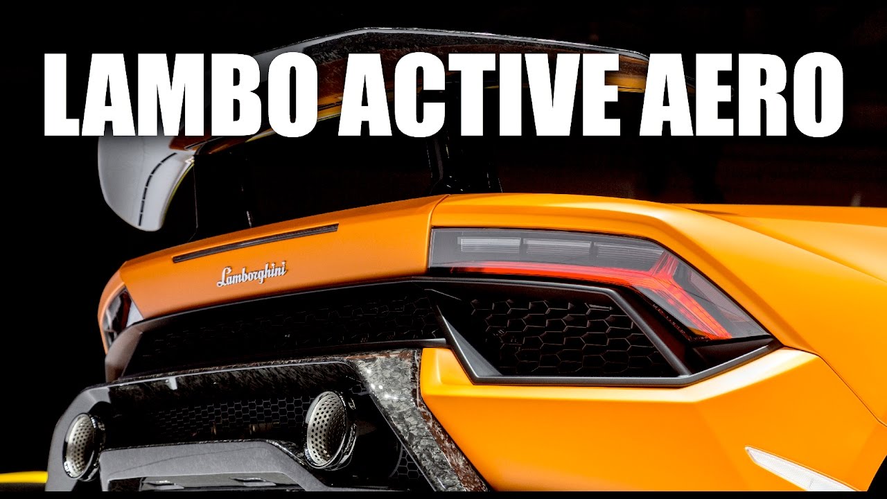 Lamborghini's Brilliant Active Aerodynamics - Huracán Performante - YouTube