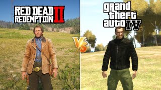 Red Dead Redemption 2 vs Grand Theft Auto 4 - Which Is Best?