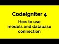 CodeIgniter 4 HMVC - How to use models and database connection in CodeIgniter 4
