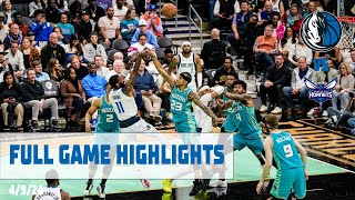 Dallas Mavericks Team Highlights vs. Charlotte Hornets | 4/9/24