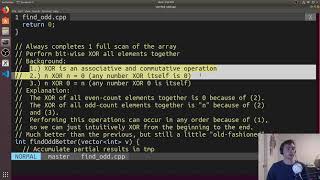 Clever Code: Finding the Odd-Count Number (fixed)