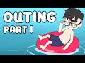 OUTING MOMENTS  NG MGA PINOY PART 1 | JenAnimation | PINOY ANIMATION