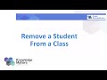 Remove a Student From a Class