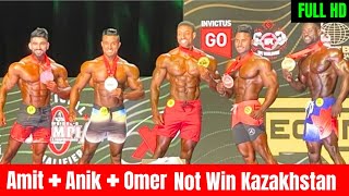 INDIA LOST 😔Kazakhstan Pro 2024 Amit Agre \u0026 Anik Ghosh Cry😭Omer Bahamed Placing? Emile Walker win