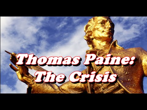 What is the main point of Paine The Crisis No 1?