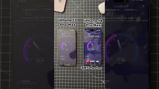iPhone 13 Pro Max vs iPhone 14 Pro Max 5G Speed Test #shorts