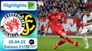 Highlights: FC Winterthur vs FC Schaffhausen (29.04.22)