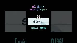 Savor#쇼츠 보다가 영어단어 하나 알기 295 #영단어