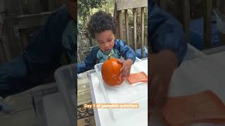 Pumpkin activities for toddlers #shorts #pumpkin #toddleractivities