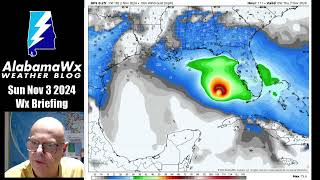 AlabamaWX Sunday Weather Briefing Video for November 3, 2024