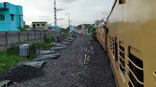 06651 Madurai Junction-Rameshwaram Special Express with GOC WDG3A chugging out of Madurai.🚇❤️🔥