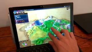 Civilization VI on Surface Pro 4 i5/256/8