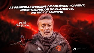 Veja as primeiras imagens de Domènec Torrent, novo treinador do Flamengo, no Rio de Janeiro