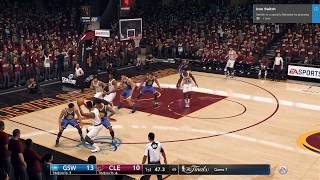 NBA Live 18 DEMO: Cavs vs. Warriors Gameplay (1st Quarter)