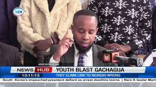 A section of Mt. Kenya youth blast Gachagua for linking a group of youths to mungiki