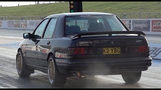 Ford Sierra Sapphire Cosworth 1/4 Mile 10.72 @ 134mph