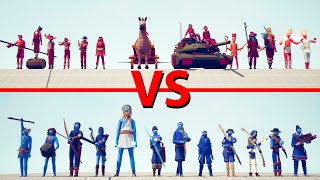 LEGACY Team vs RANGED Team - Totally Accurate Battle Simulator TABS