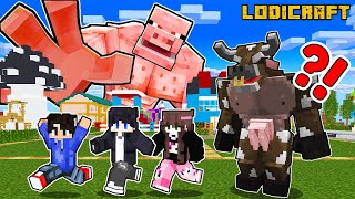 SURROUNDED by ALL Giant Animals in Minecraft ( Tagalog )