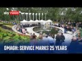 Omagh bombing: Memorial service marks 25th anniversary