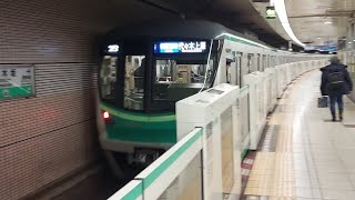 東京メトロ千代田線16000系16126F各駅停車代々木上原駅行き乃木坂駅発車(2023/1/7)