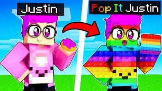 LANKYBOX Gets Turned Into a POP IT In MINECRAFT! (HUMAN FIDGET TOY!)