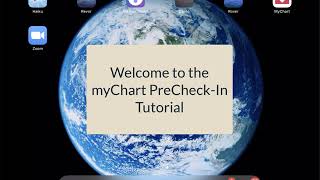 myChart pre-check information