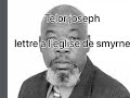 Telor Joseph lettre a L'église de Smyrne