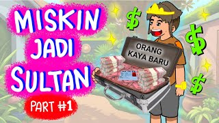 Part 1 - Kejujuran Pemulung Sampah Saat Menemukan Uang Jutaan#KARTUNLUCU | Kartun Drama,Animasi Lucu