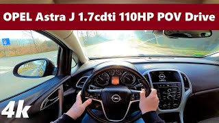 Opel Astra J (2010) 1.7cdti 110HP | Pure Ride | POV Test Drive & Fuel Consumption #5
