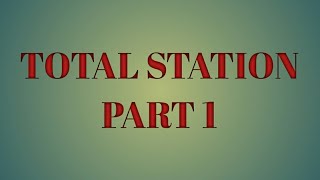 Tnpsc Road inspector online classes - total station part 1