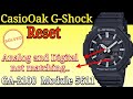 SETEL ULANG Casio G Shock GA-2100 | Perbaiki: Analog dan Digital Tidak Cocok (Modul Sinkronisasi 5611)