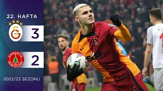 Galatasaray (3-2) HK Ümraniyespor | 22. Hafta - 2022/23